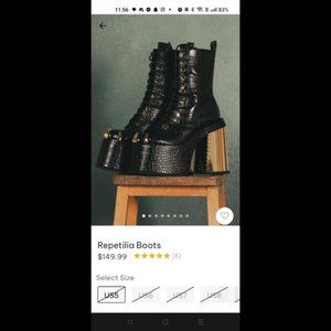 Killstar Repetilia Boots